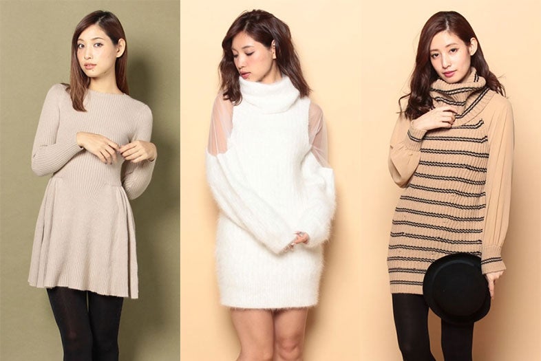 色っぽ過ぎ！「ニットワンピ」で叶える最強モテコーデ