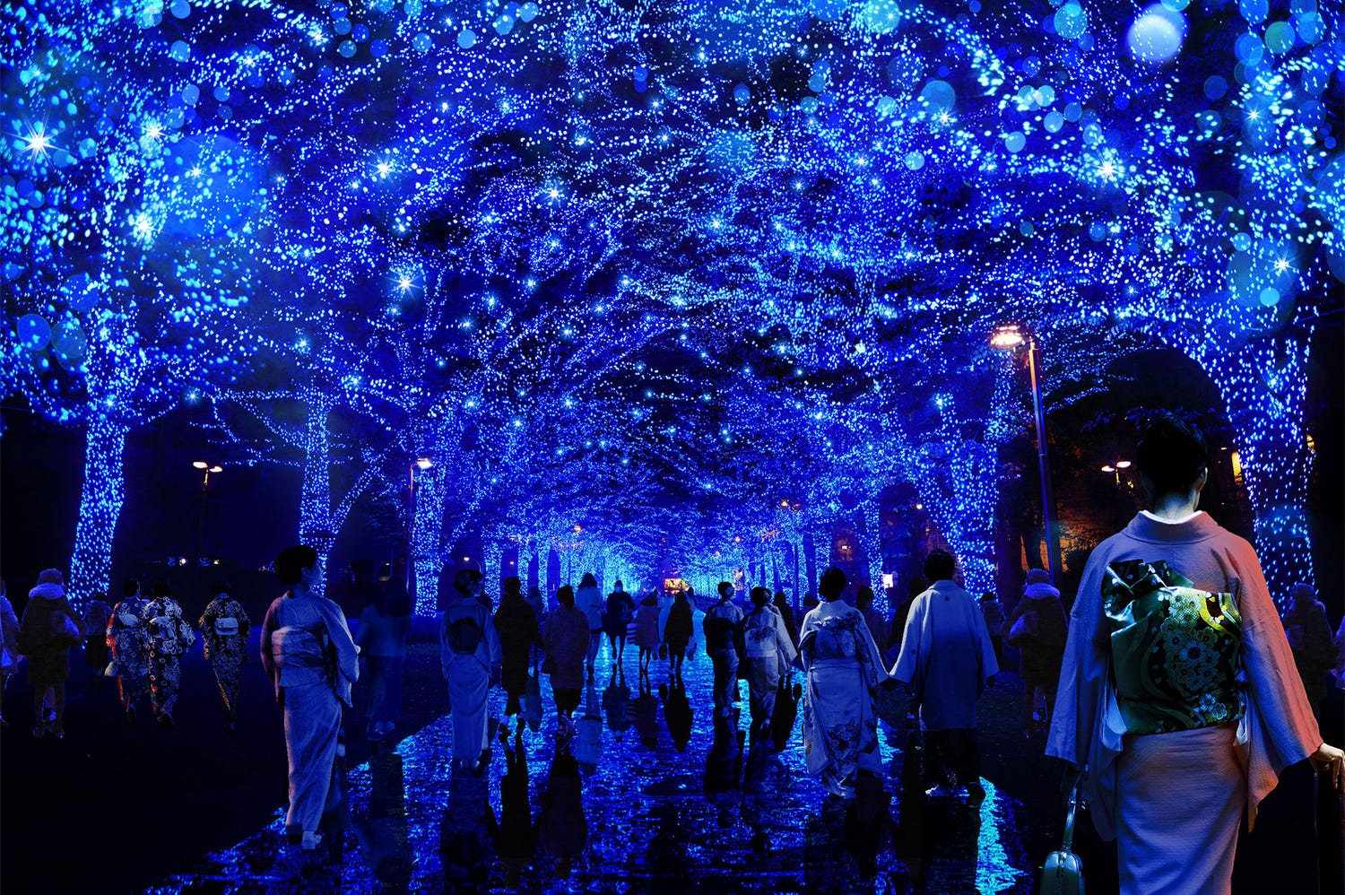 渋谷人気イルミ「青の洞窟」年越しオールナイト点灯が決定