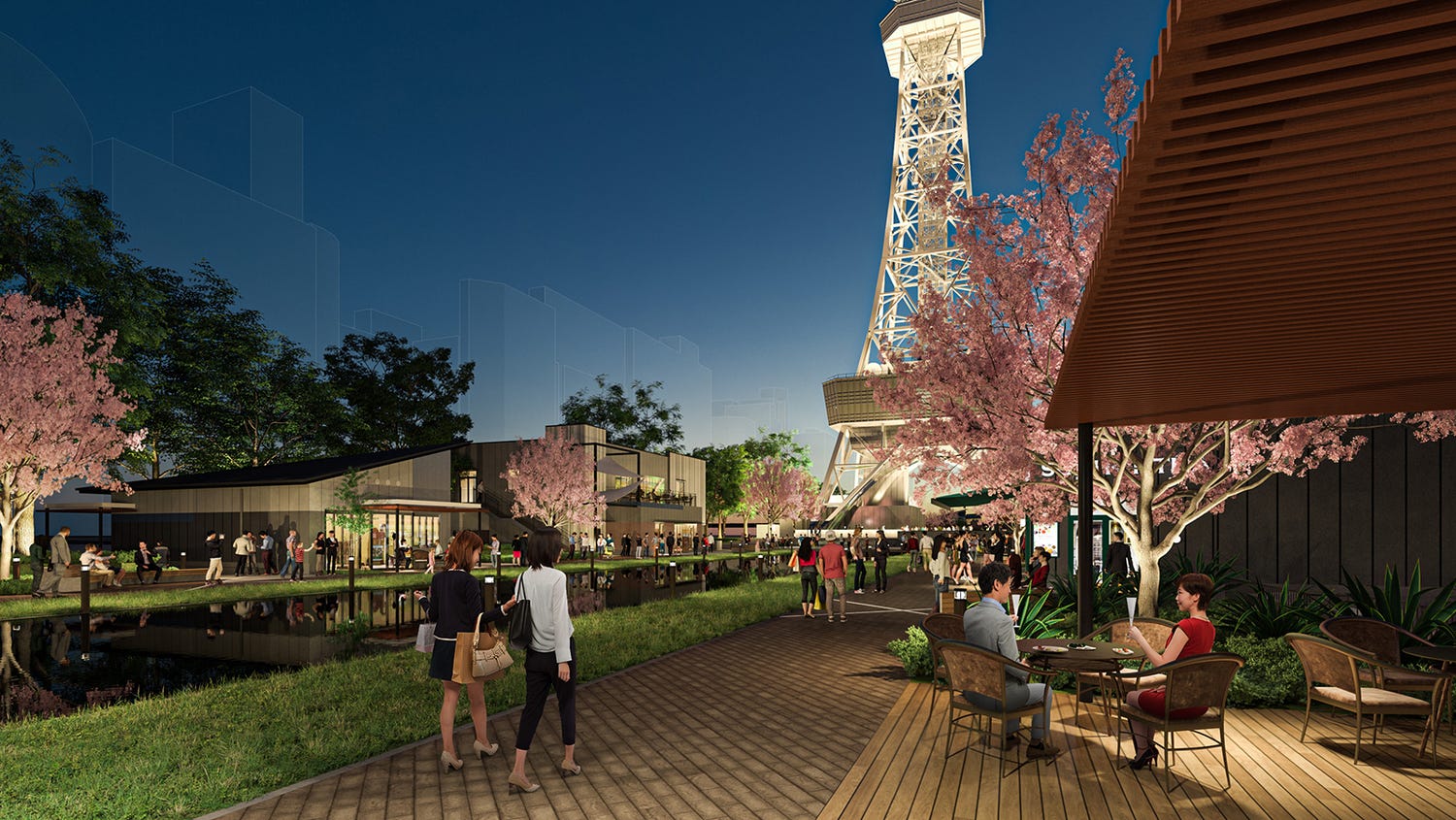 名古屋「ヒサヤオオドオリパーク」テレビ塔望む新たな公園一体型施設