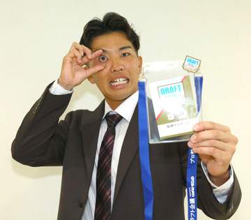 阪神・ドラ6越川“タイガーマスク”襲名へ プロレス大好き「越キャノンとか」自慢の肩でオリジナル技生み出す