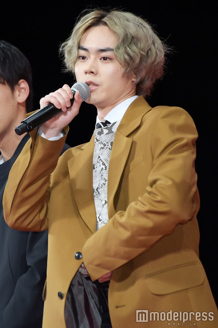 菅田将暉(派手髪)/映画「帝一の國」完成披露試写会より:2017年4月撮影 (C)モデルプレス