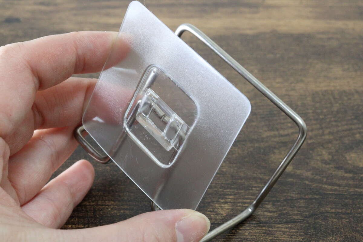 粘着式ステンレススポンジホルダー　粘着シート