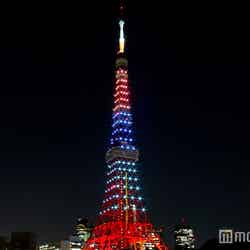 東京タワー、パラリンピック特別ライトアップ／画像提供：東京タワー