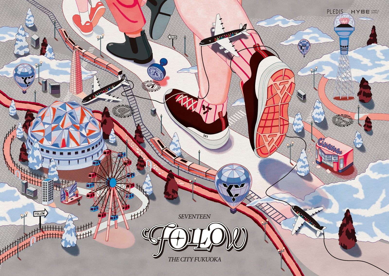 SEVENTEEN 'FOLLOW' THE CITY FUKUOKA（C）HYBE JAPAN