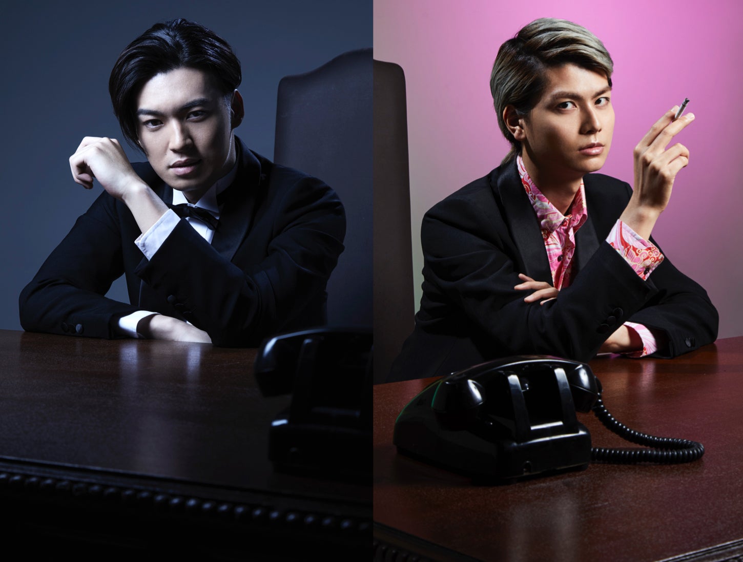 荒井敦史、多和田任益／舞台「改竄・熱海殺人事件」（提供写真）