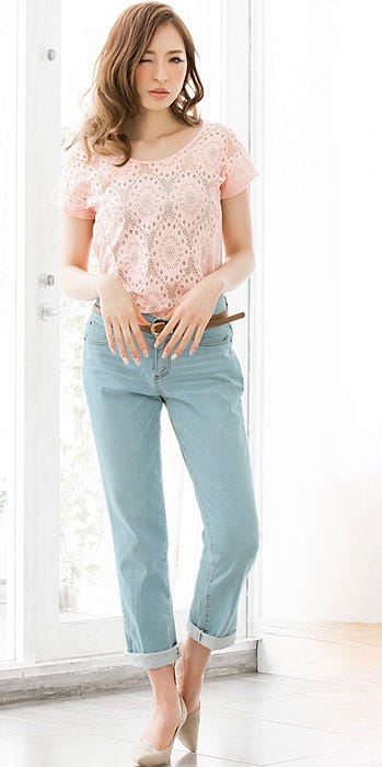 ブリーチ加工ボーイフレンドデニム「Pierrot」2,970円(税込)/画像提供:Pierrot