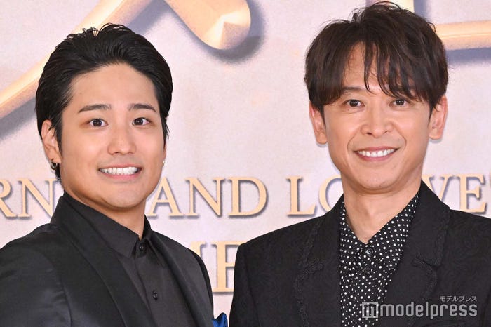 「キャメロット」製作発表記者会見に出席した桐山照史、坂本昌行(C)モデルプレス