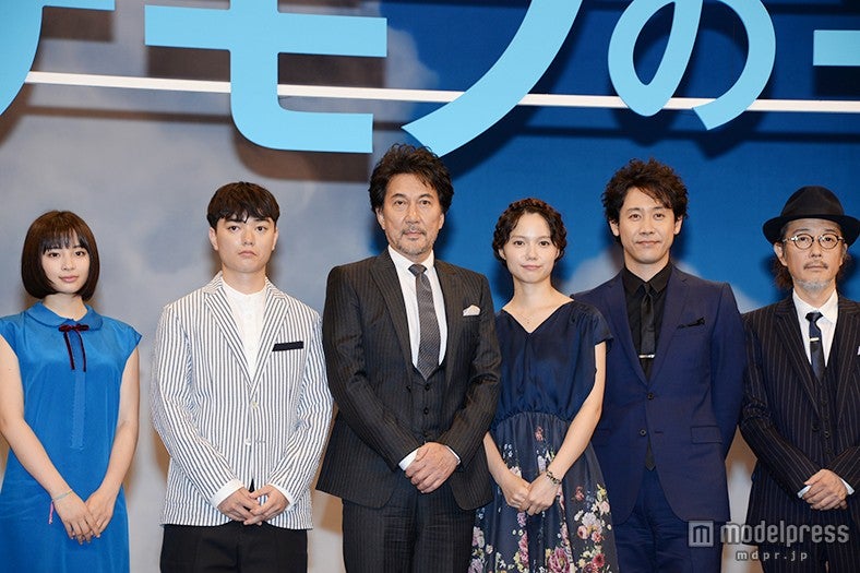 （左から）広瀬すず、染谷将太、役所広司、宮崎あおい、大泉洋、リリー・フランキー