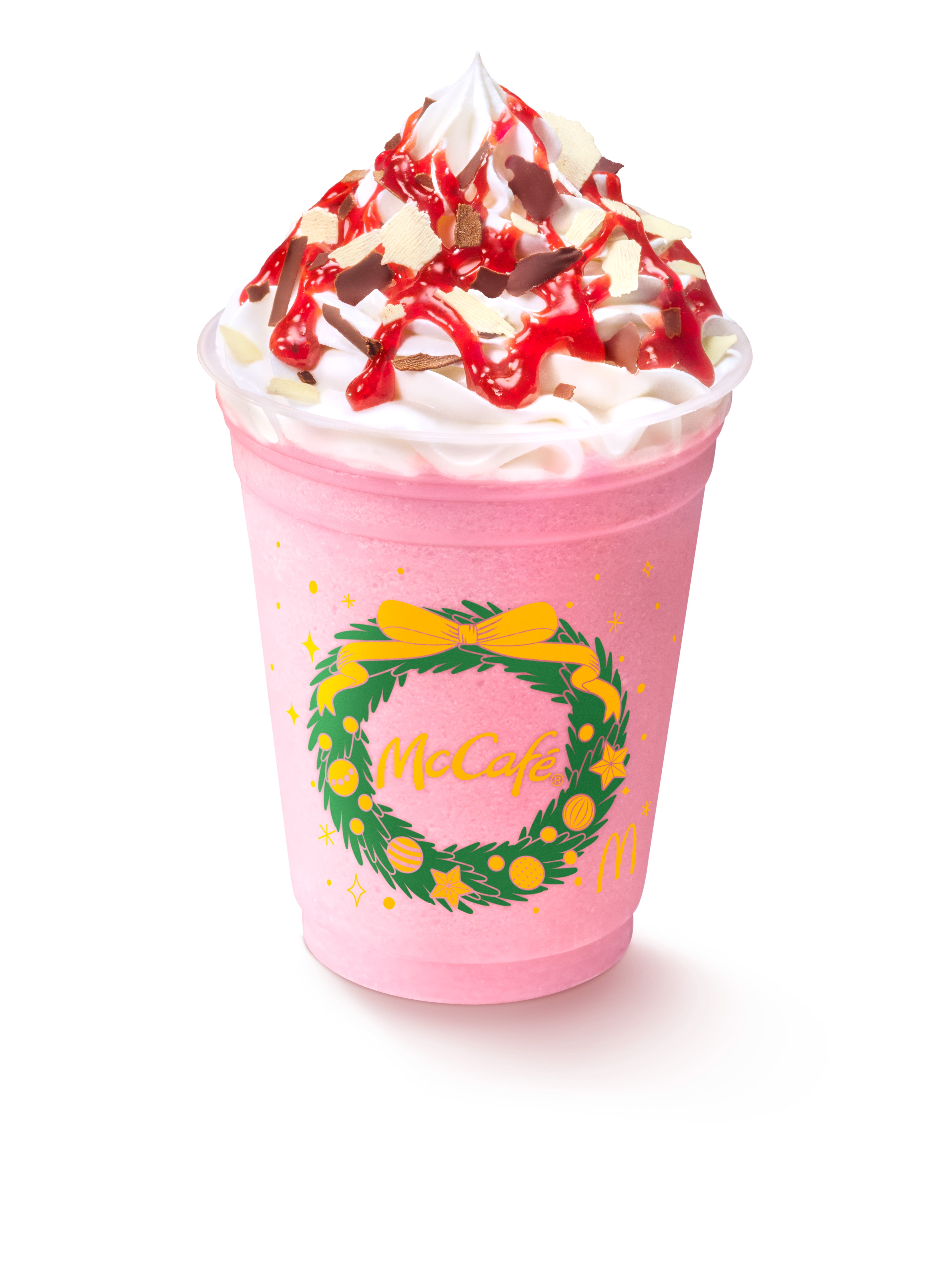 「ダブルチョコストロベリーフラッペ」（提供写真）