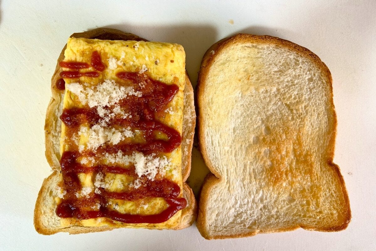 韓国風屋台トースト