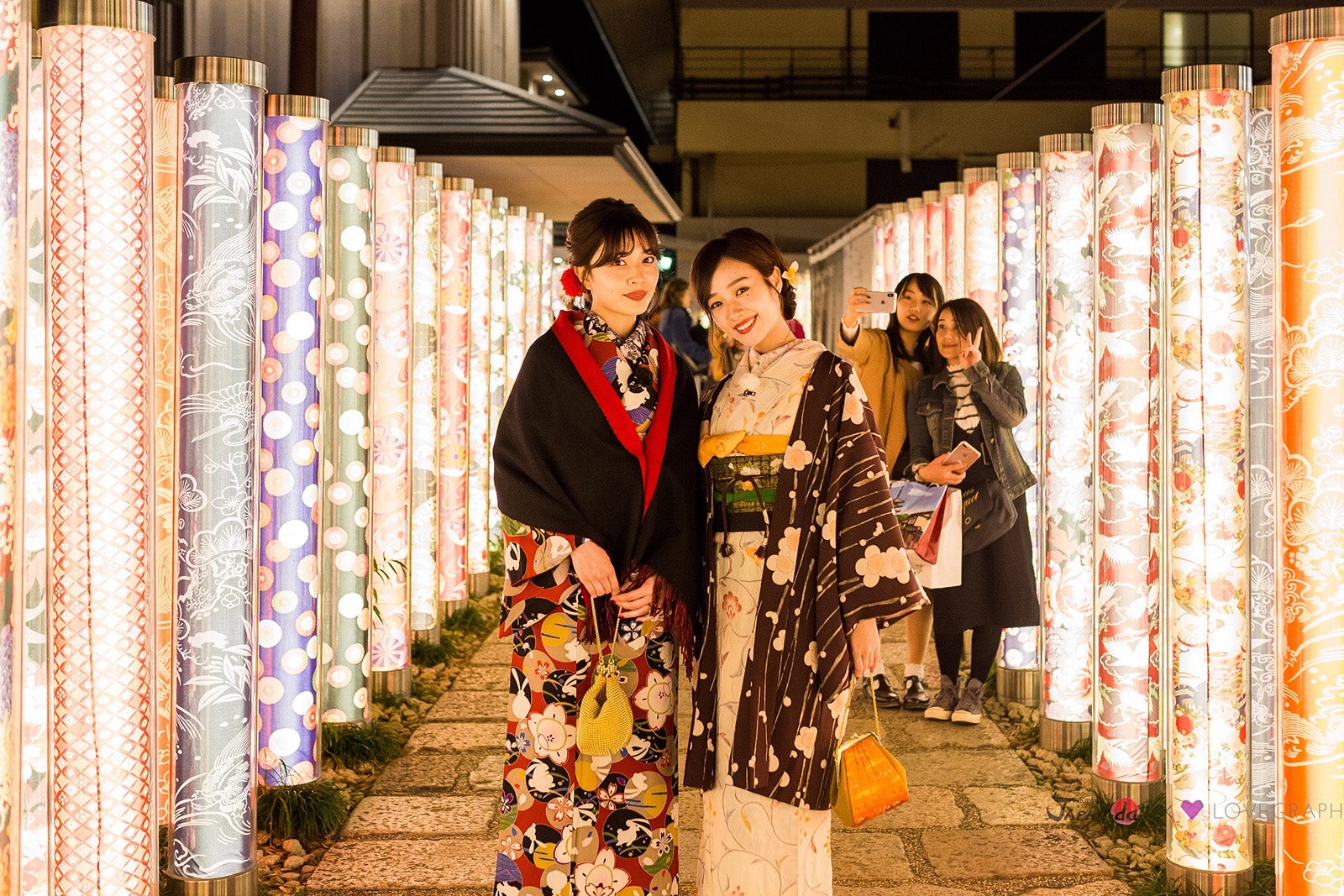 京友禅を利用したライティングが幻想的 （写真提供：MBS）