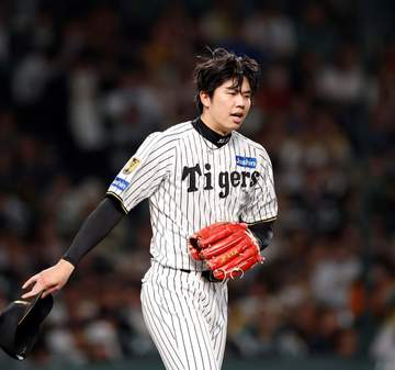 阪神・才木6回7安打2失点 球団記録タイの巨人戦8連勝ならず