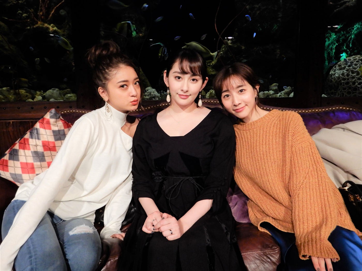 （左から）池田美優、早見あかり、田中みな実（画像提供：関西テレビ）