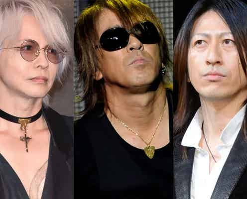 HYDE、B’z・松本孝弘&GLAY・TAKUROとの記念写真公開「ロック界のレジェンドが集結」「覇王の会合」の声