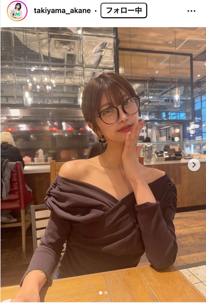 瀧山あかねInstagramより