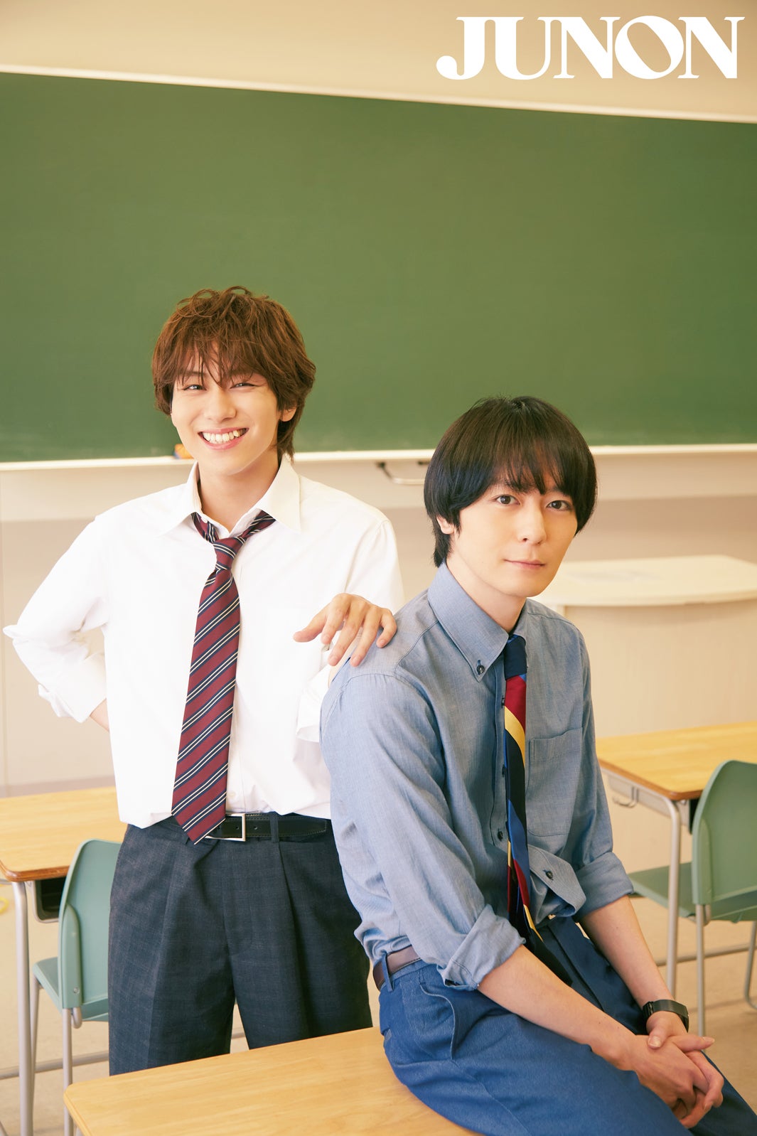 ⼭下幸輝、⽝飼貴丈（画像提供：主婦と生活社）