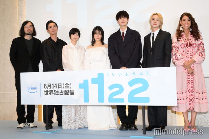 (左から)今泉力哉監督、高良健吾、西野七瀬、高畑充希、岡田将生、吉野北人、LiLiCo(C)モデルプレス