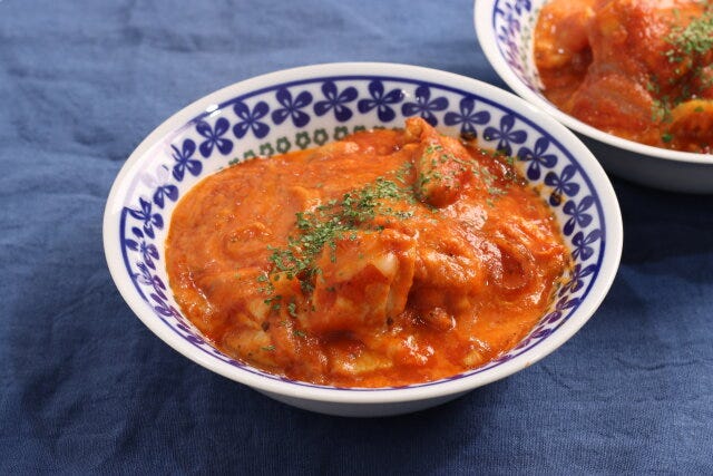 鶏肉のトマトチーズ煮込み