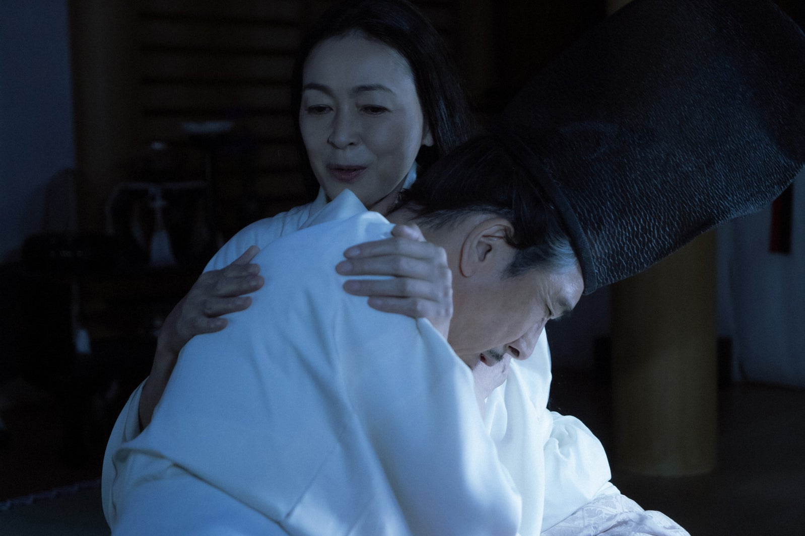 段田安則、財前直見「光る君へ」第7話より（C）NHK