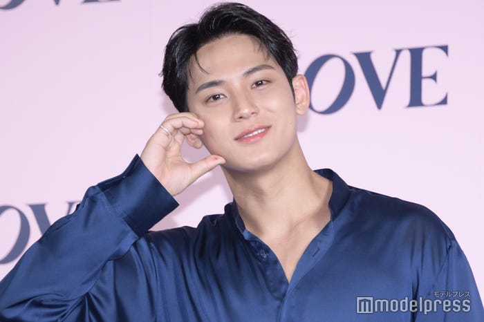 ルダハートしたミンギュ(C)モデルプレス