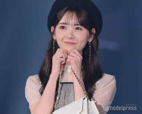 乃木坂46筒井あやめ、お嬢様ルックで登場 可憐な微笑みが可愛い【TGC 2024 S/S】
