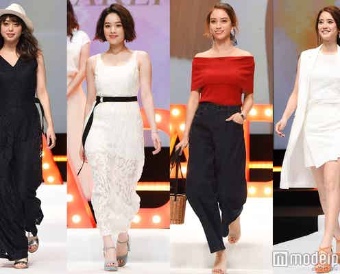 筧美和子・滝沢カレン・大川藍・山崎紘菜ら、チラリ肌見せ春コーデで美の共演