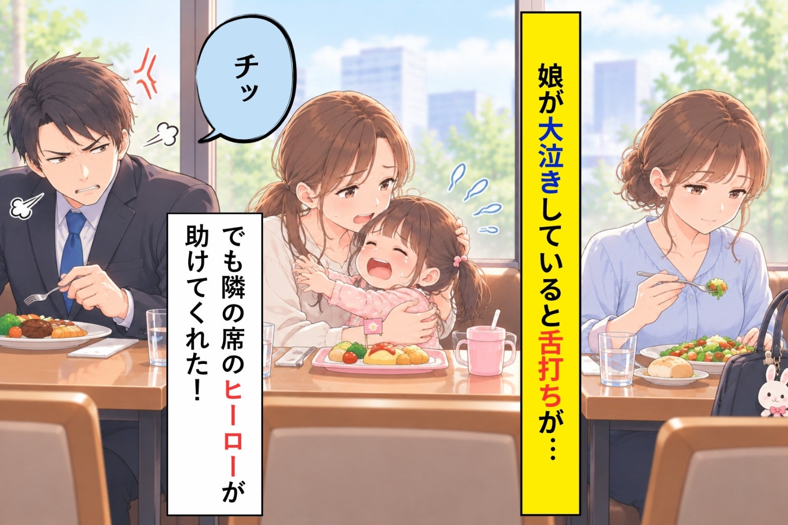 店内で泣き続けた娘が、知らない女性のうさぎを「ぴょんちゃん」と呼んだ理由