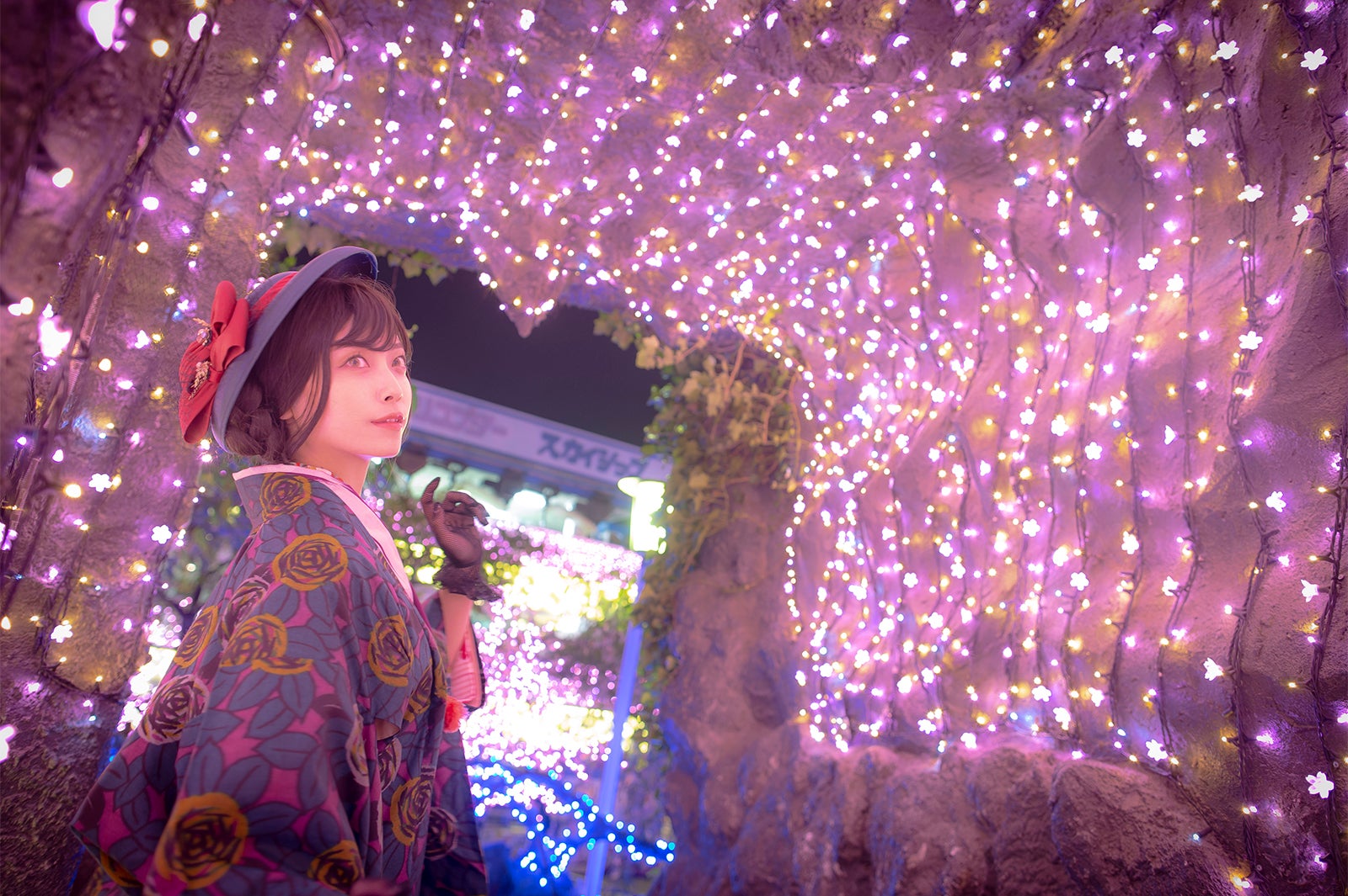 桜の洞窟／画像提供：花やしき