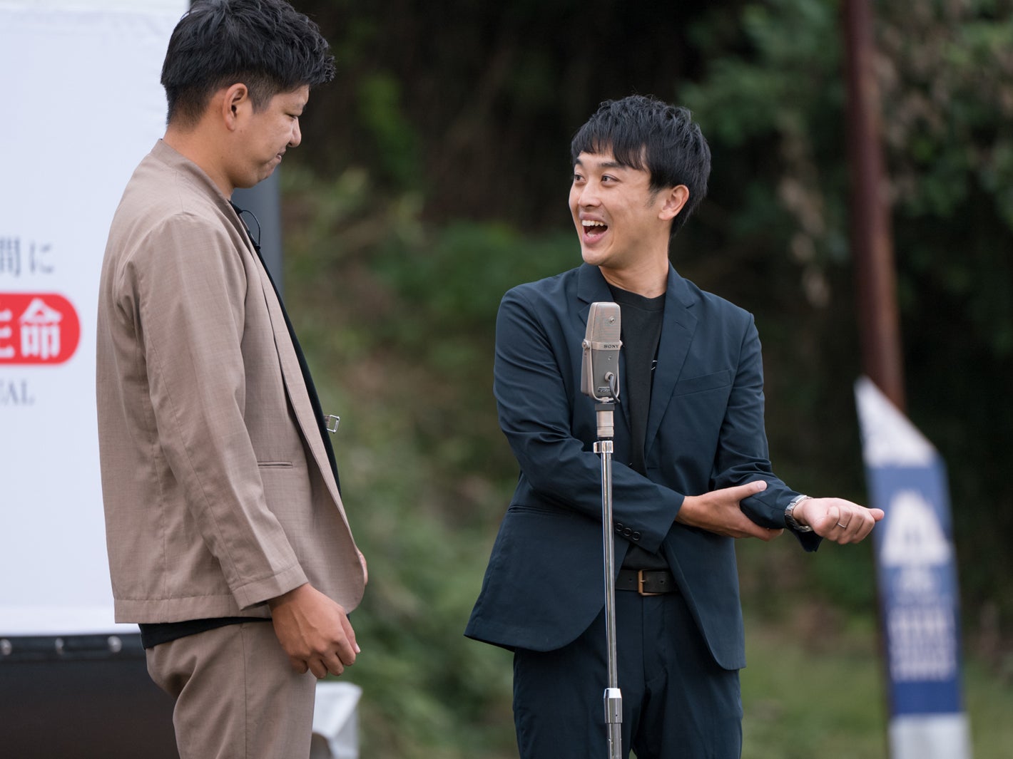 からし蓮根「cinema bird in 熊本小国 2023」の様子（提供写真）