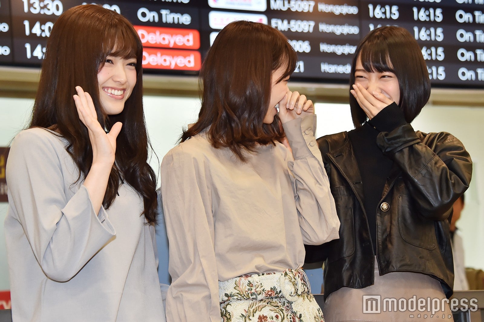 左から：松村沙友理、西野七瀬、堀未央奈（C）モデルプレス