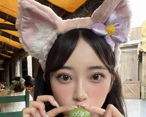 堀未央奈、“かわいい後輩”とディズニー満喫 ミニ丈ワンピで美スタイル際立つ
