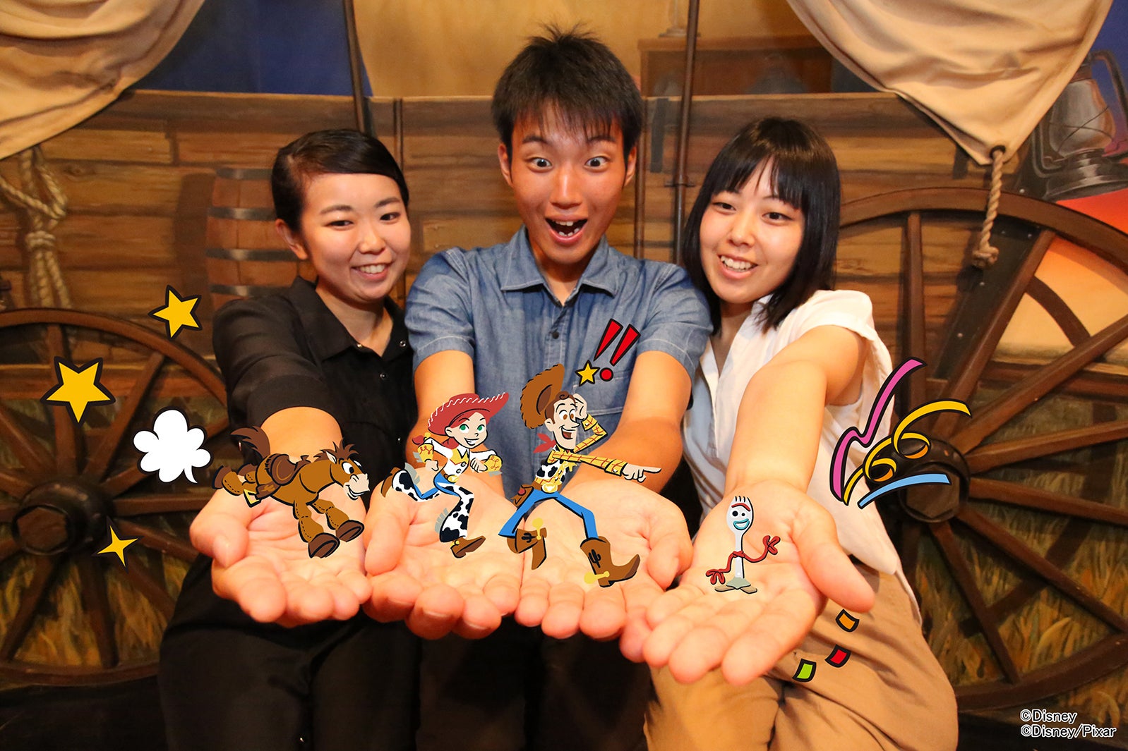 スタンプ使用のイメージ （C）Disney／Pixar