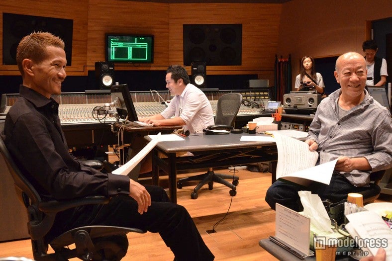 コラボ作品「懺悔」の完成まで2ヶ月以上にも及んだ 久石譲氏（右）、EXILE・ATSUSHI（左）