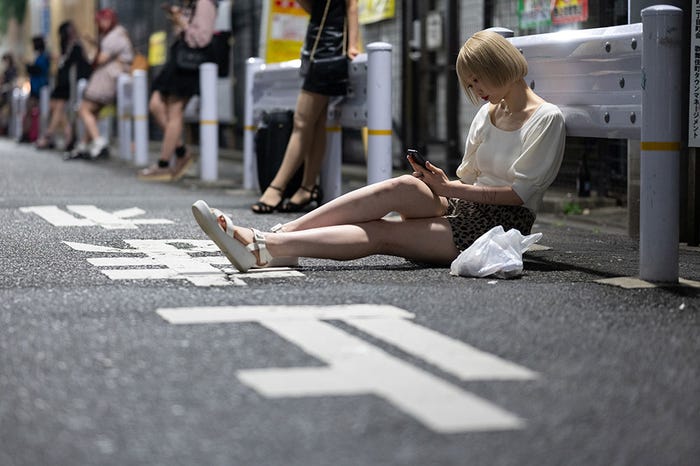映画「頂き女子」撮影風景(提供写真)