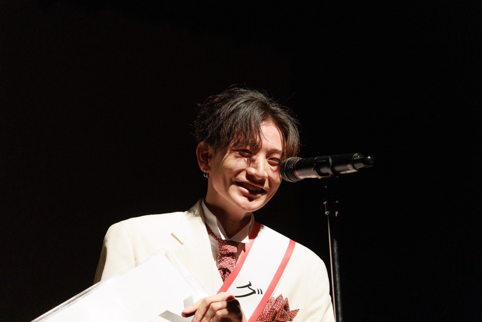 太田侑吾さん「ミス・ミスターSFCコンテスト2024」結果発表イベントより（提供写真）