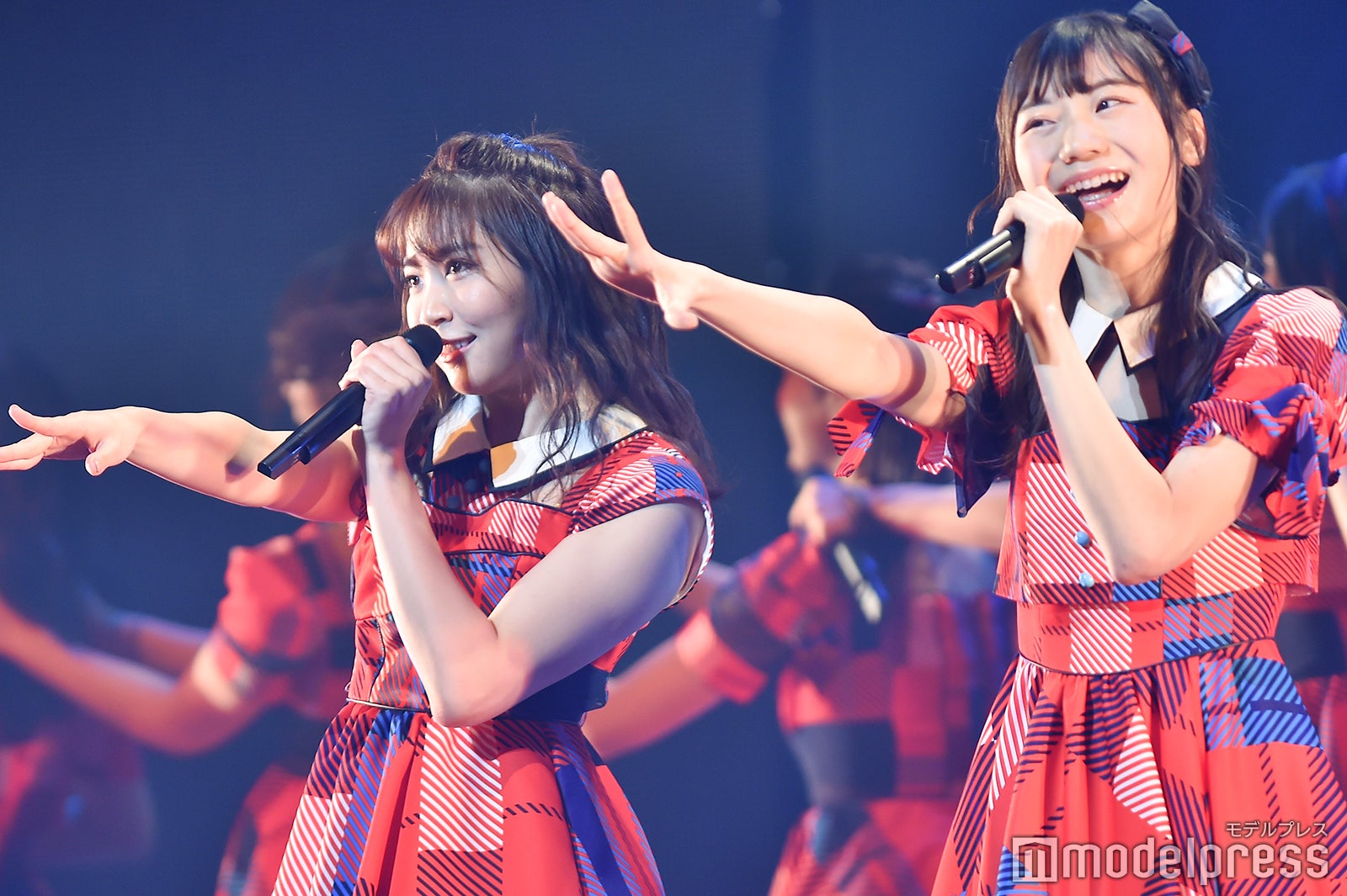 奈良未遥、藤崎未夢「NGT48 選抜メンバーコンサート ～TDC 選抜、合宿にて決定。初めての経験～」 （C）モデルプレス