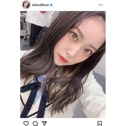NMB48 白間美瑠、まさに「顔面国宝」なおデコ出しショットを披露!