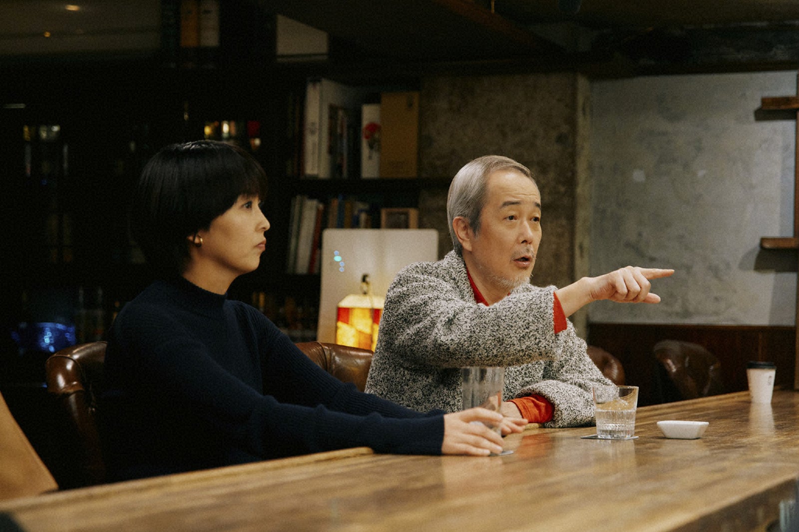 松たか子、リリー・フランキー「スロウトレイン」（C）TBS