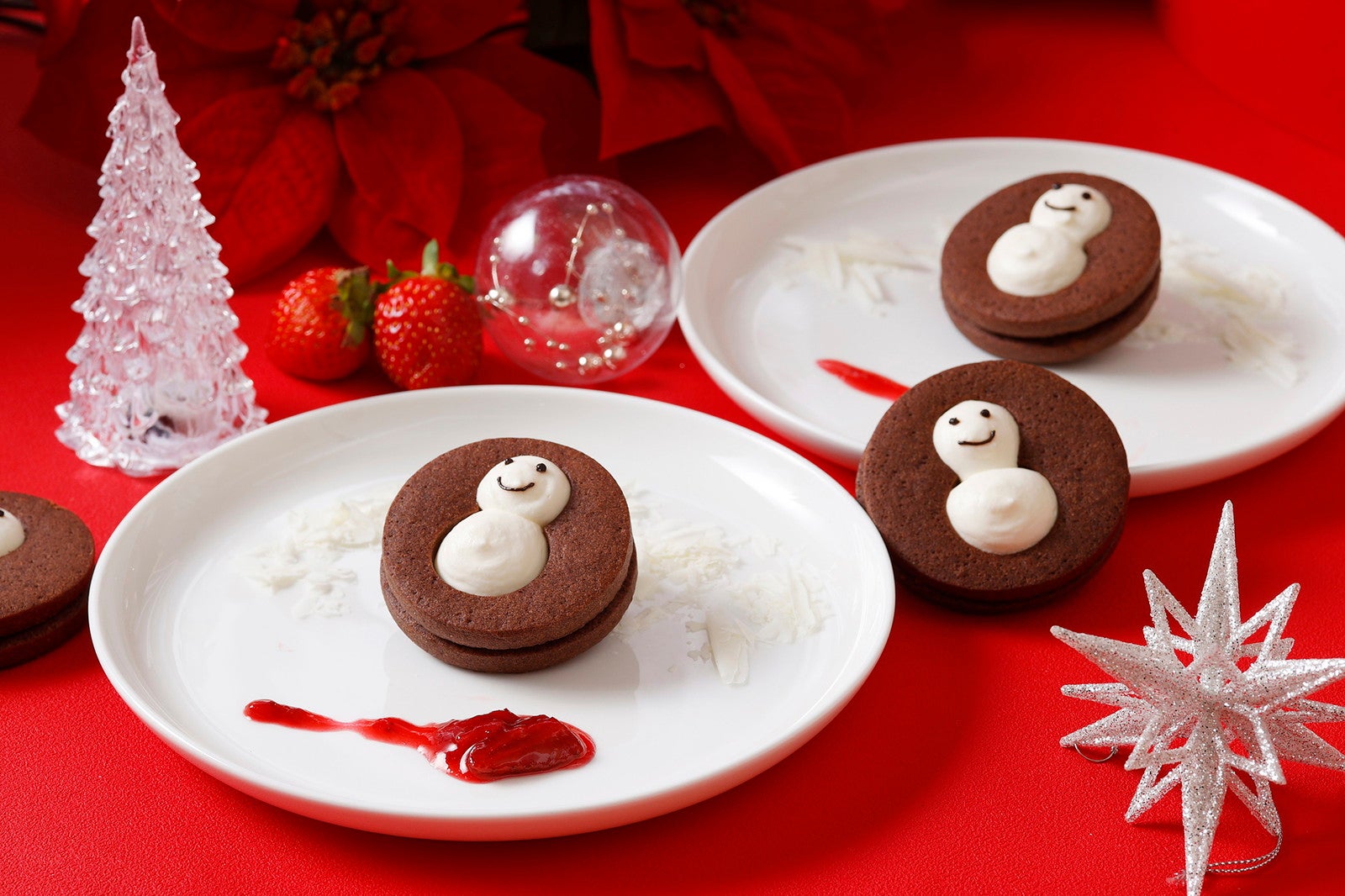 フェスティブストロベリー スイーツブッフェ～スノーマンワンダーランド～／提供画像