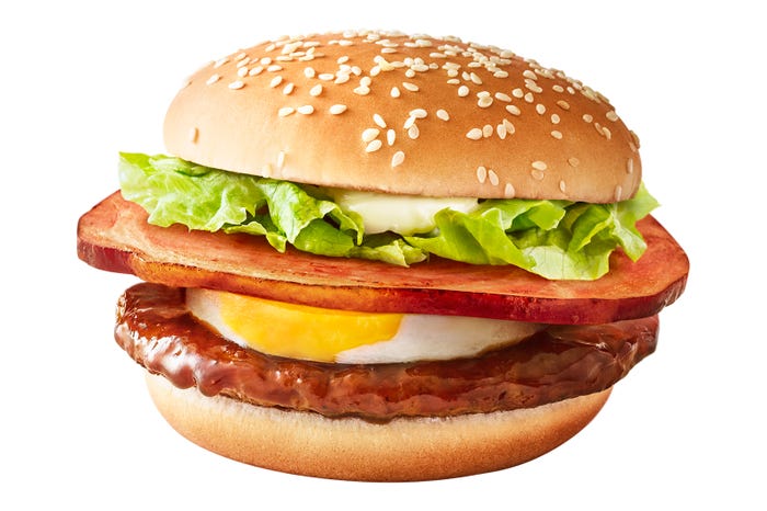 はみだすハムてりたま/画像提供:日本マクドナルド