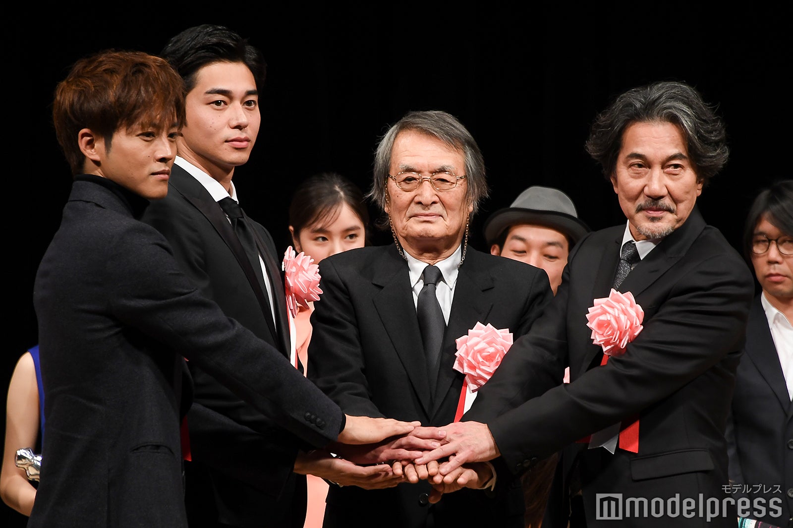 松坂桃李、東出昌大、山崎努、役所広司 （C）モデルプレス