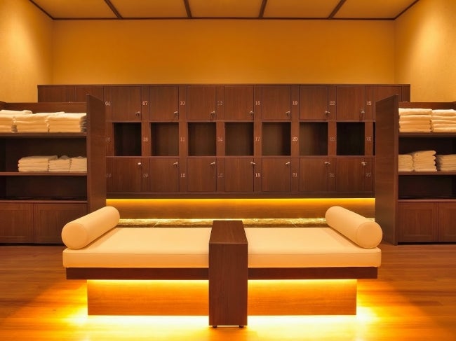 悠久の森　脱衣スペース／画像提供：カラカミ観光