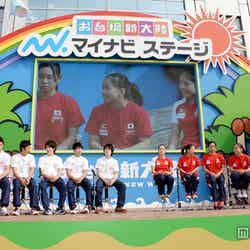 「体操世界選手権2014」に出場する日本代表選手の壮行会の模様