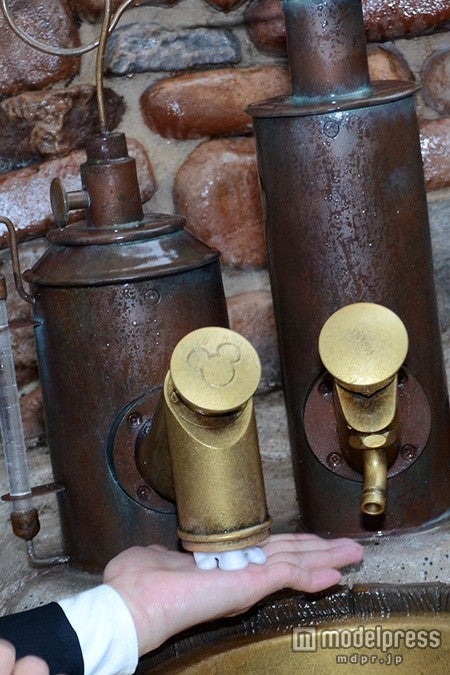 「ハンドウォッシングエリア」体験の様子