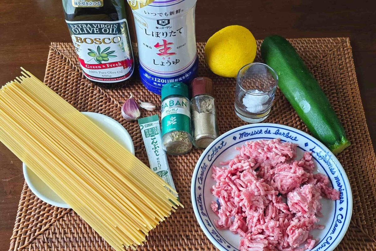 究極のズッキーニとレモンのパスタ