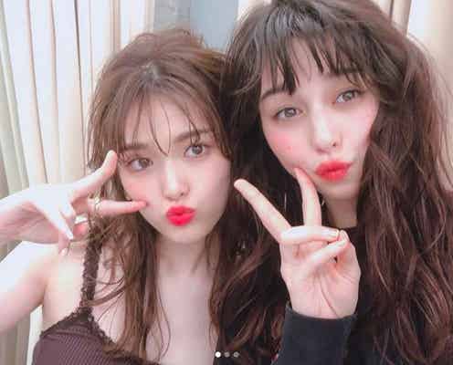 中条あやみ&乃木坂46松村沙友理の2ショットにファン歓喜「美の暴力」「どっちも可愛くて最高」