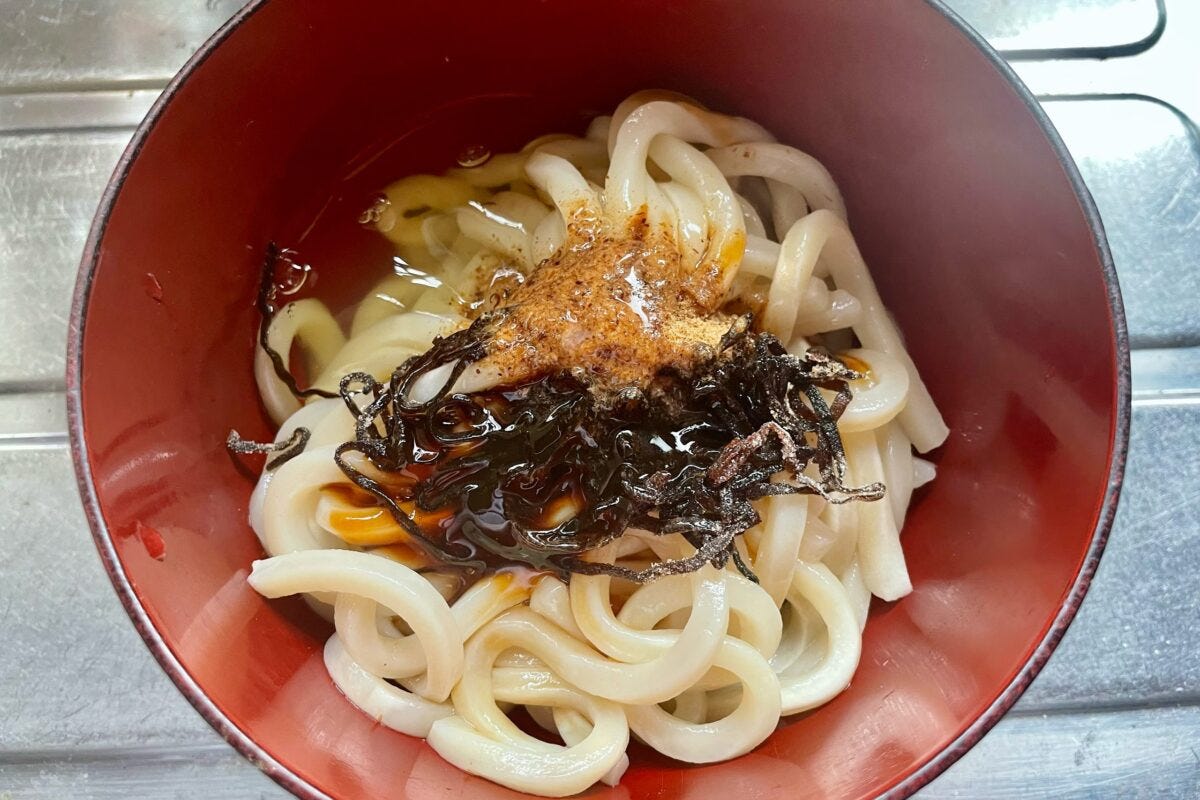 冷やし油うどん