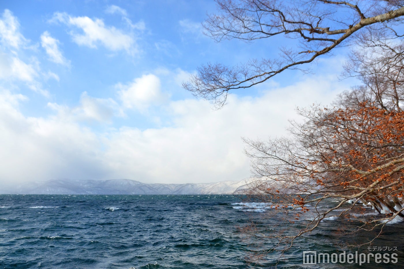 真冬の十和田湖 （C）モデルプレス
