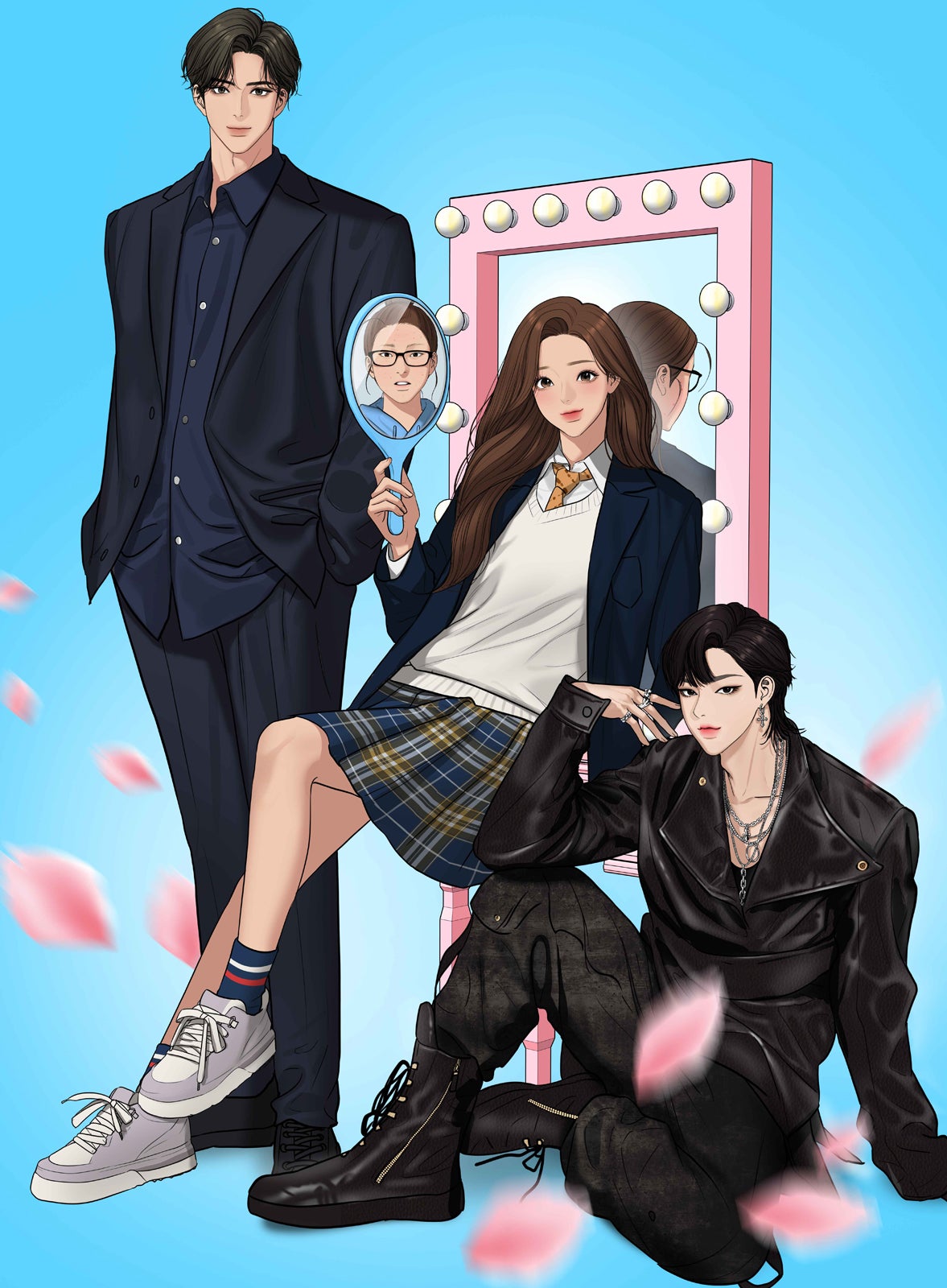 ヤオンイ氏描き下ろし「女神降臨」ポスター（提供写真）