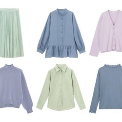 590円の高コスパアイテムも!【GU】セールで見つけた春の「キレイ色」アイテム